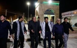 تقدیر استاندار ایلام از خدمات موکب کارکنان بانک قرض‌الحسنه مهر ایران به زائران اربعین حسینی در شهر مهران