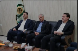 دیدار مدیرعامل سازمان منطقه ویژه اقتصادی پتروشیمی با فرمانده انتظامی شهرستان بندر ماهشهر به مناسبت هفته نیروی انتظامی